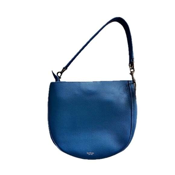 Botkier Beatrice Saddle Bag w Crossbody & Shoulder Straps Peacock Blue NWT - Picture 9 of 9